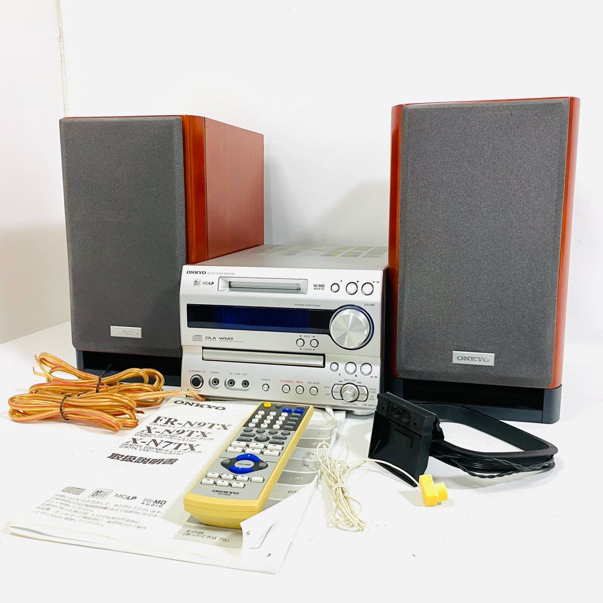 ONKYO オンキヨー D-N9TX 2WAYスピーカー リアルウッド突き板仕上げ