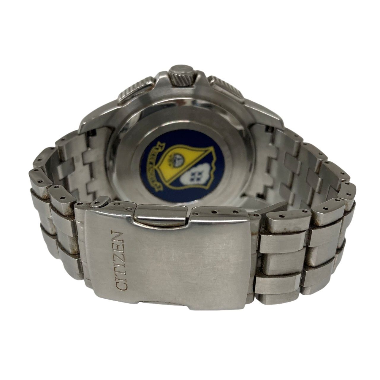  CITIZEN シチズン U 680 S 107326 腕時計メンズ ソーラー電波 ブルー文字盤 動作品 腕時計(クォーツ) 腕時計(アナログ)