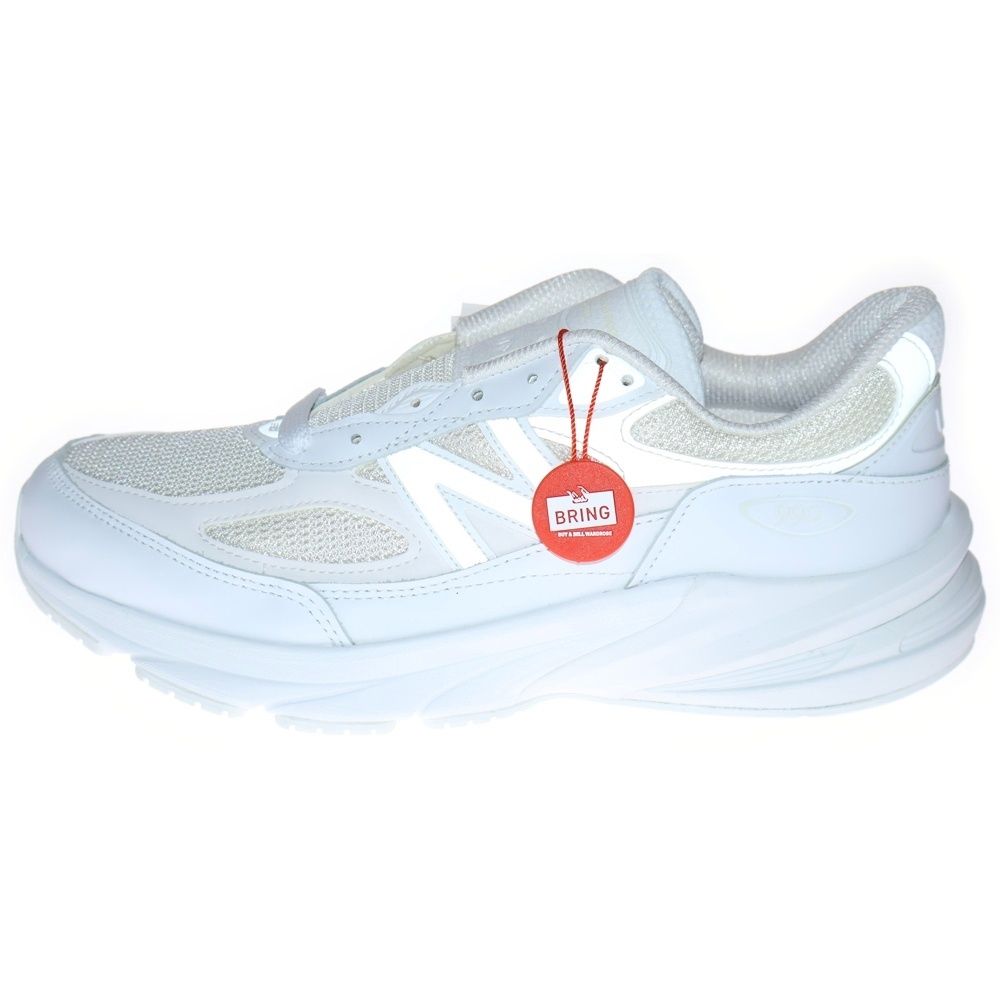 未使用jp27.0 CDG X NEW BALANCE スニーカー 990 v6 New Balance W-NAME 『990 V6』 WHITE（スニーカー）｜COMME des