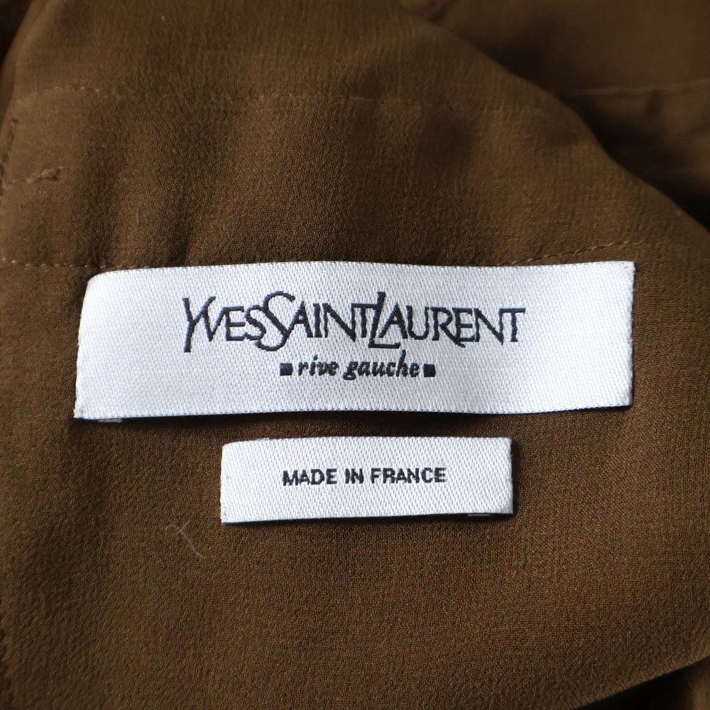 ブラウス ブラウン