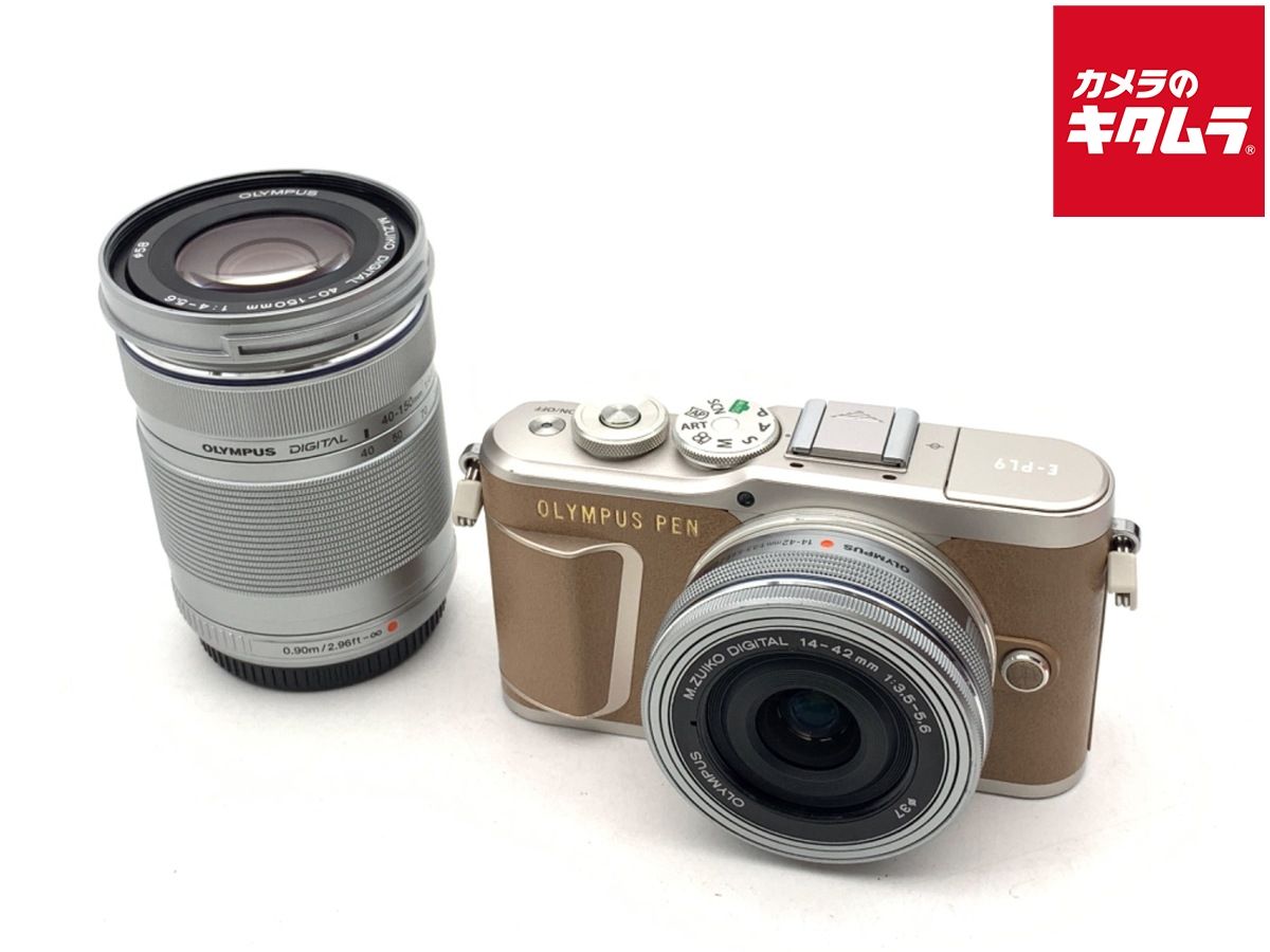 オリンパス PEN E-PL9 EZダブルズームキット ブラウン