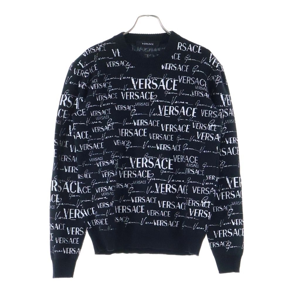 貴重 Gianni Versace VERSACE ヴェルサーチ 総柄 ニット 中古・古着通販】GIANNI VERSACE (ジャンニ・ヴェルサーチ) ニット