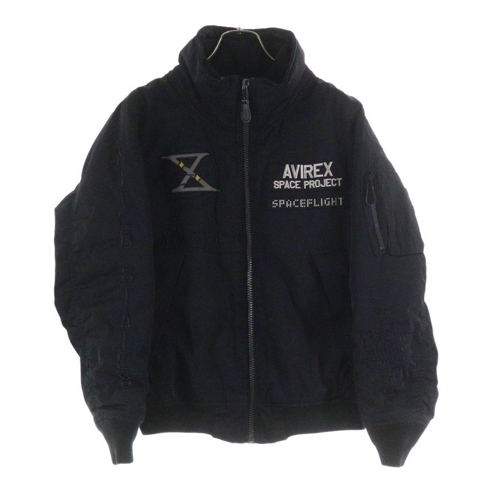 AVIREX アヴィレックス MA-1 GT-10 6182176 ワッペンデザイン フライトジャケット アウター ブラック