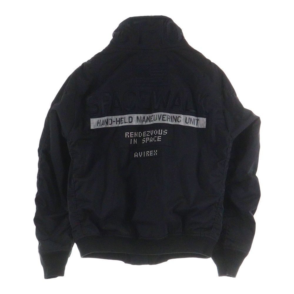 AVIREX アヴィレックス MA-1 GT-10 6182176 ワッペンデザイン フライトジャケット アウター ブラック