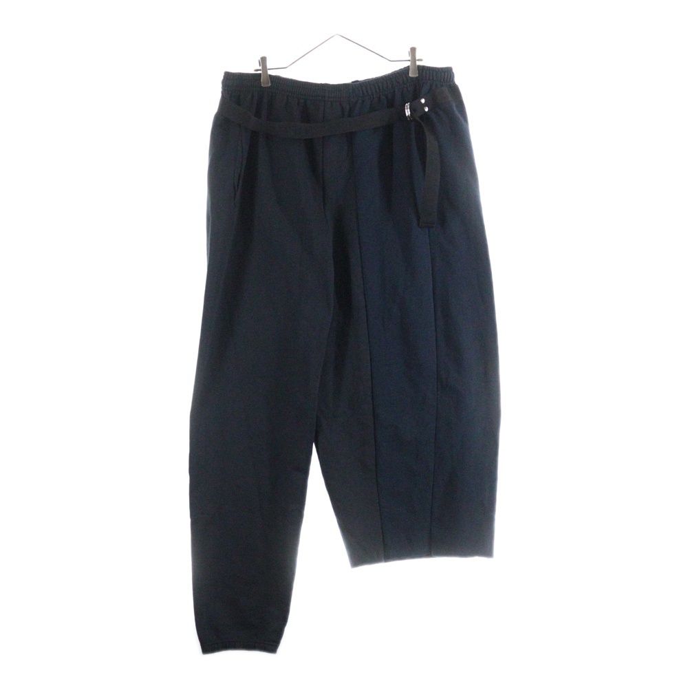 DISCOVERED ディスカバード 19AW ベルト付き プリント スウェットパンツ ブラック DC-AW19-RE-05