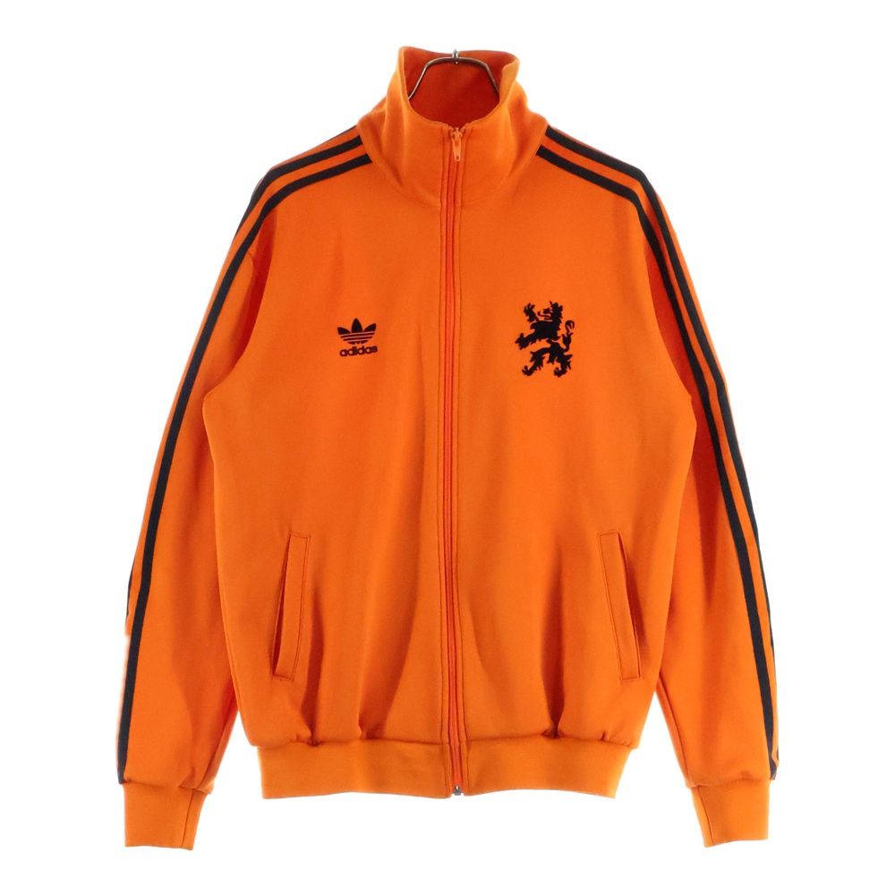 adidas オレンジ ジャージ ライオンロゴ adidas (アディダス) Truck Jersey オランダ代表 トラックジャージ