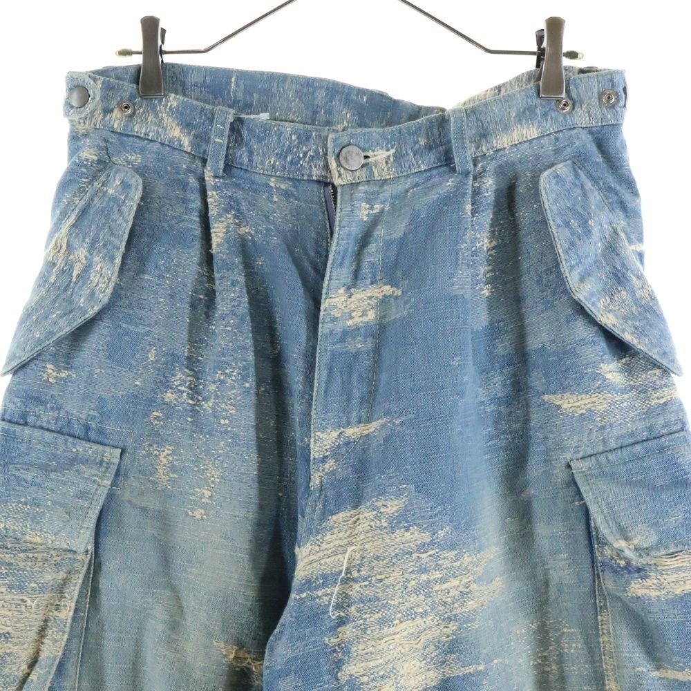 パンツ TAAKK 23AW DENIM CARGO PANTS TAAKK - TAAKK DENIM CARGO PANTS C#/ONE WASH / タークデニム カーゴ