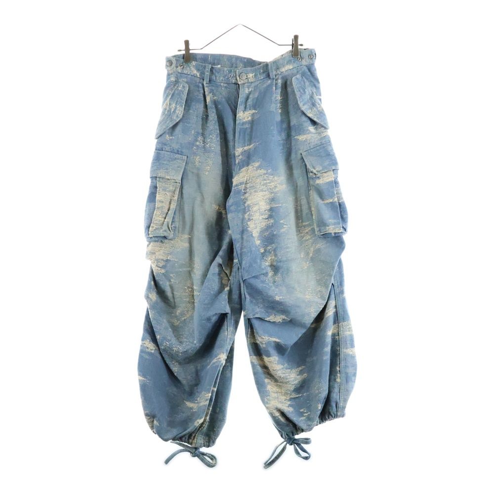 TAAKK ターク 23AW DENIM CARGO PANTS デニムカーゴパンツ インディゴ TA23AW-PT042 1