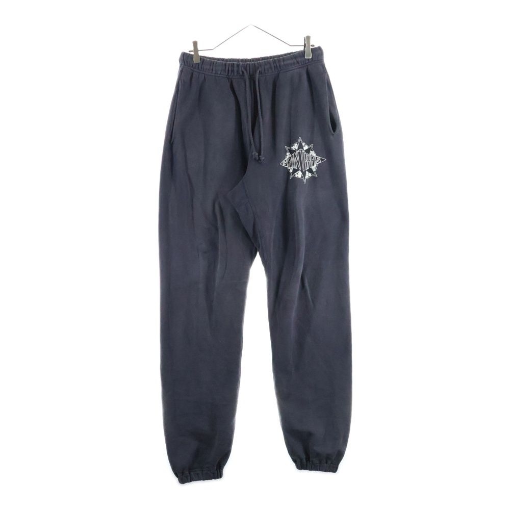 SAINT MICHAEL セントマイケル 24AW ×DENIM TEARS DT SWT PNT ST TERAS デニムティアーズ ダメージ加工 スウェットパンツ グレー SM-YS1-0000-C47