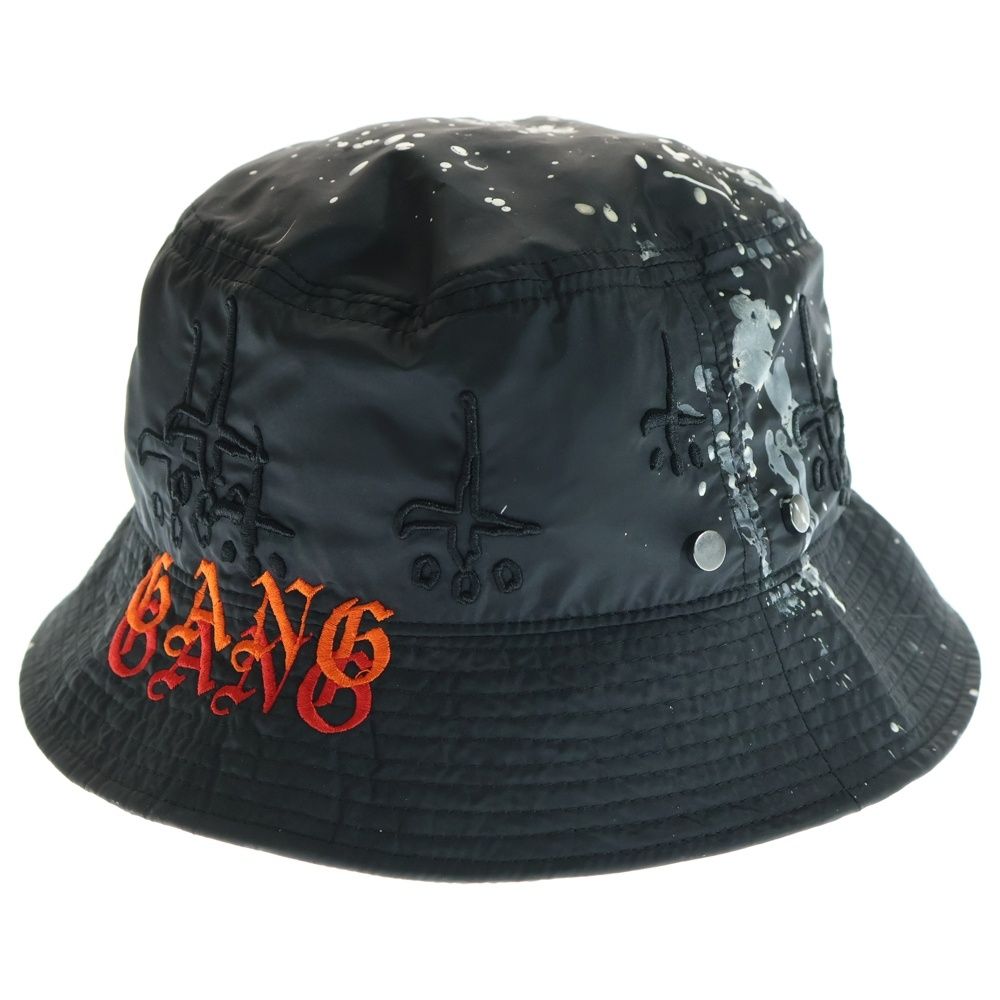 cvtvlist カタリスト Nylon Bucket Hat ロゴ刺繍 ナイロンバケットハット 帽子 ブラック