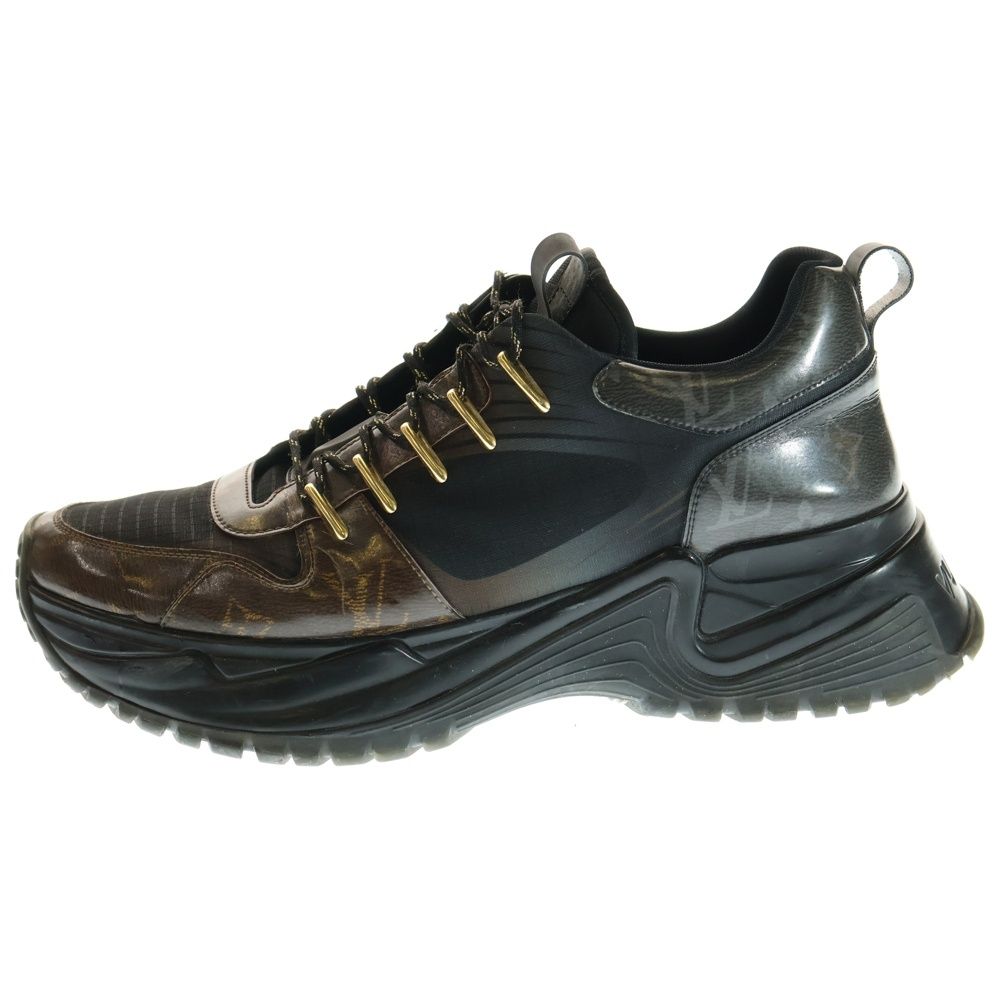 【正規】美品 ルイヴィトン ランアウェイパルスライン モノグラム スニーカー 6 LOUIS VUITTON (ルイヴィトン) ランアウェイ パルスライン モノグラム