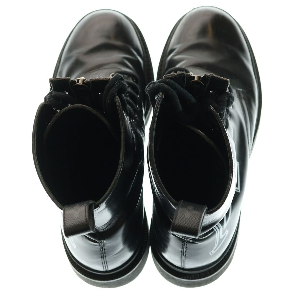 LOUIS VUITTON ルイヴィトン シグネチャーロゴ フロントロゴ アンクルブーツ ブラック MERCADOAVALIA_COM_BR