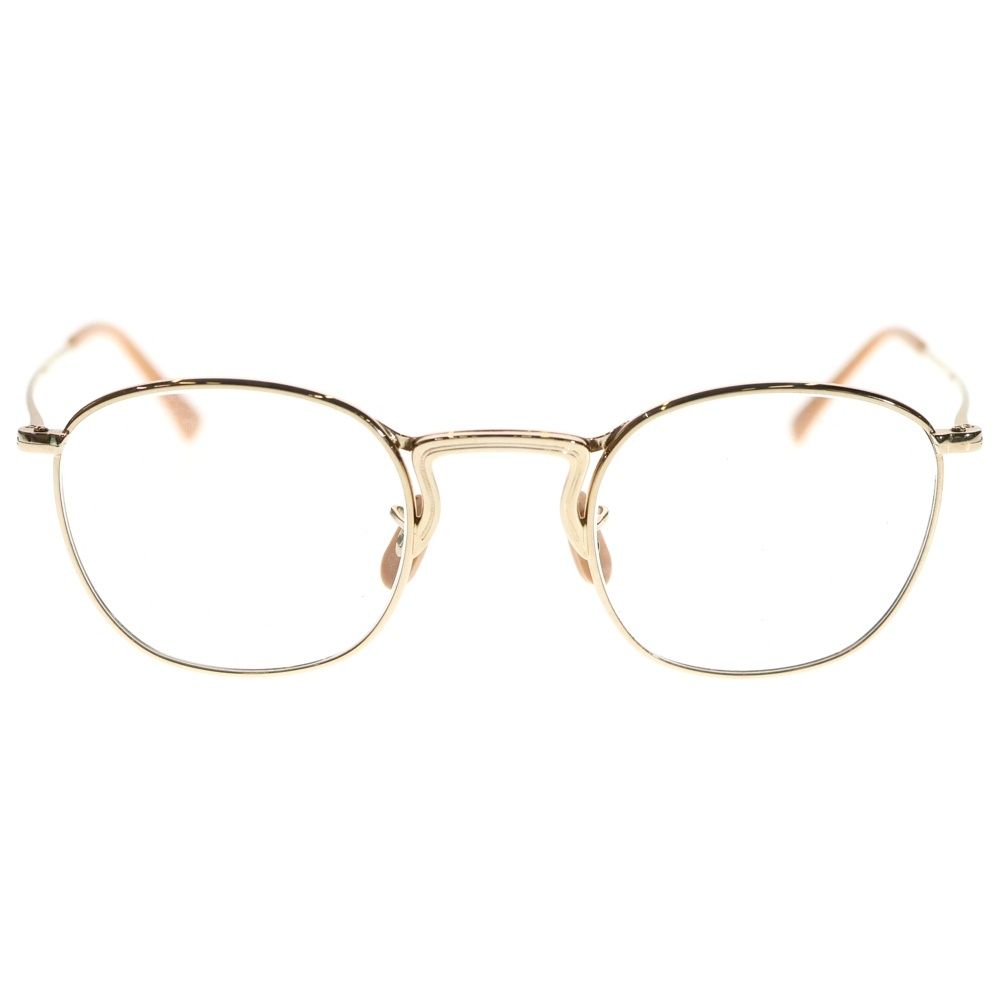 timeworn clothing タイムウォーンクロージング ×白山眼鏡店 AtLast-Co DEFENDER ディフェンダー 眼鏡 メガネ アイウェア オレンジ ゴールド