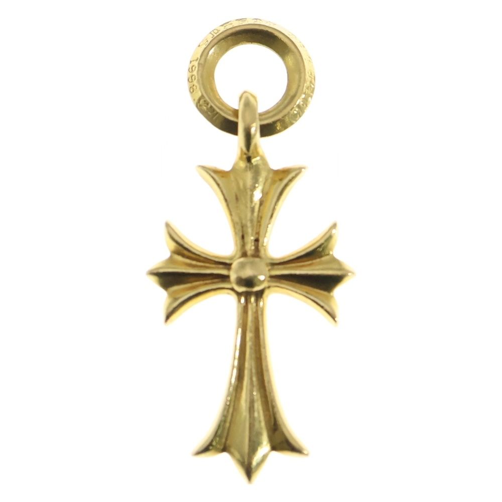 CHROME HEARTS クロムハーツ 22K TINY CH CROSS タイニーCHクロス ペンダントトップ ゴールド BCA051