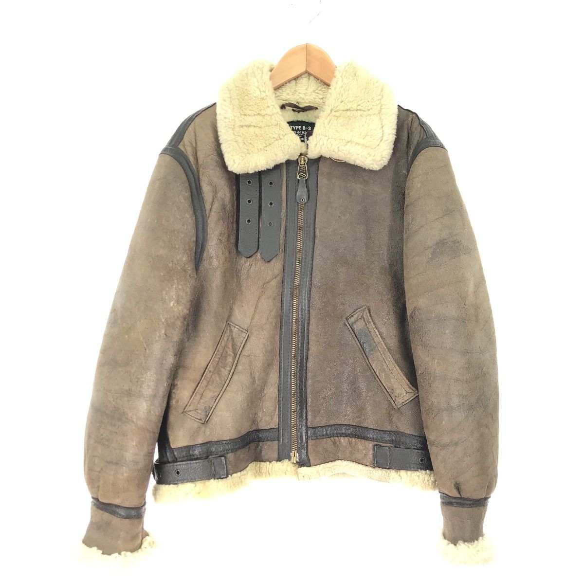 Schott ショット メンズ フライトジャケット SIZE 38 B-3 ブラウン