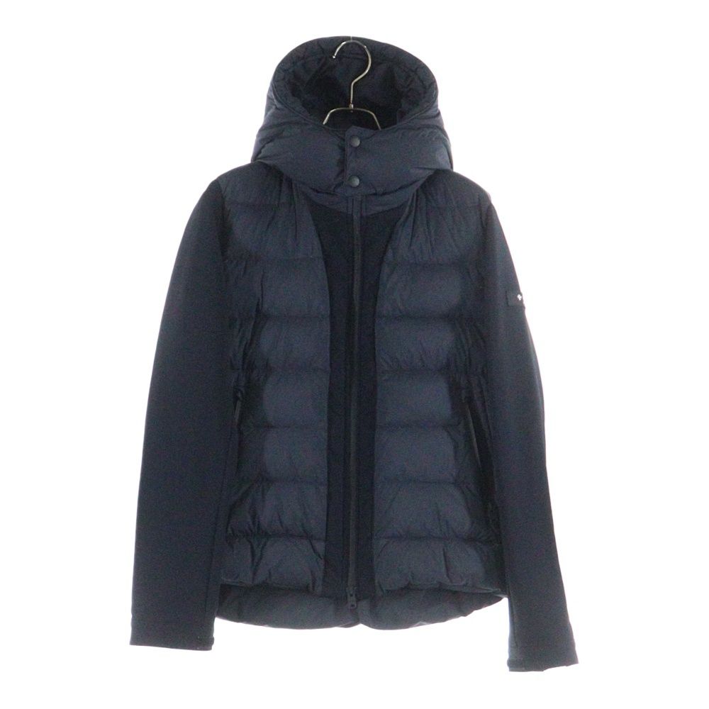 TATRAS タトラス BLEGGIO ブレージョ ロゴワッペン付フーデッドダウンジャケット ブルゾン ダークネイビー MTA19A4570