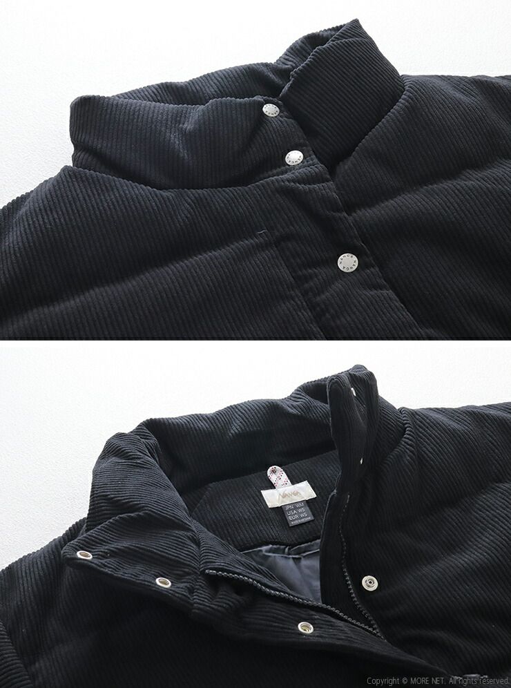 ナンガ NANGA コーデュロイショートダウンジャケット ウィメンズ N2531