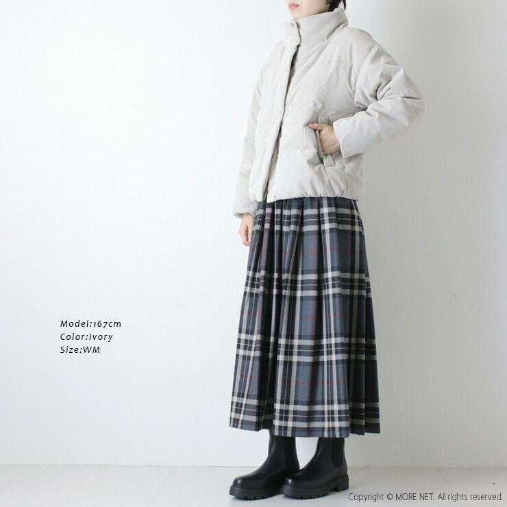 ナンガ NANGA コーデュロイショートダウンジャケット ウィメンズ N2531