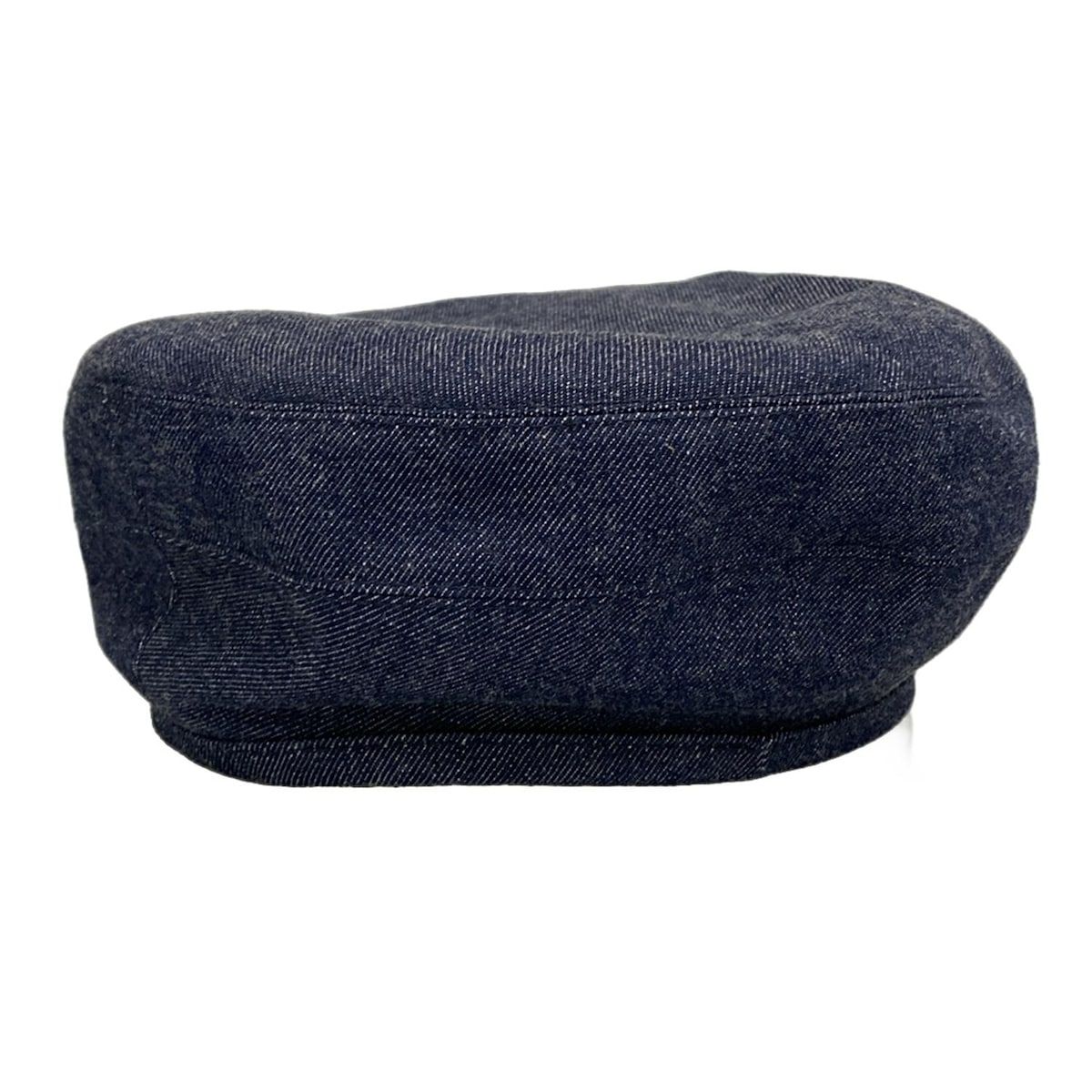 HERMES エルメス 帽子 56 - ダークネイビー ベレー帽 デニム コットン
