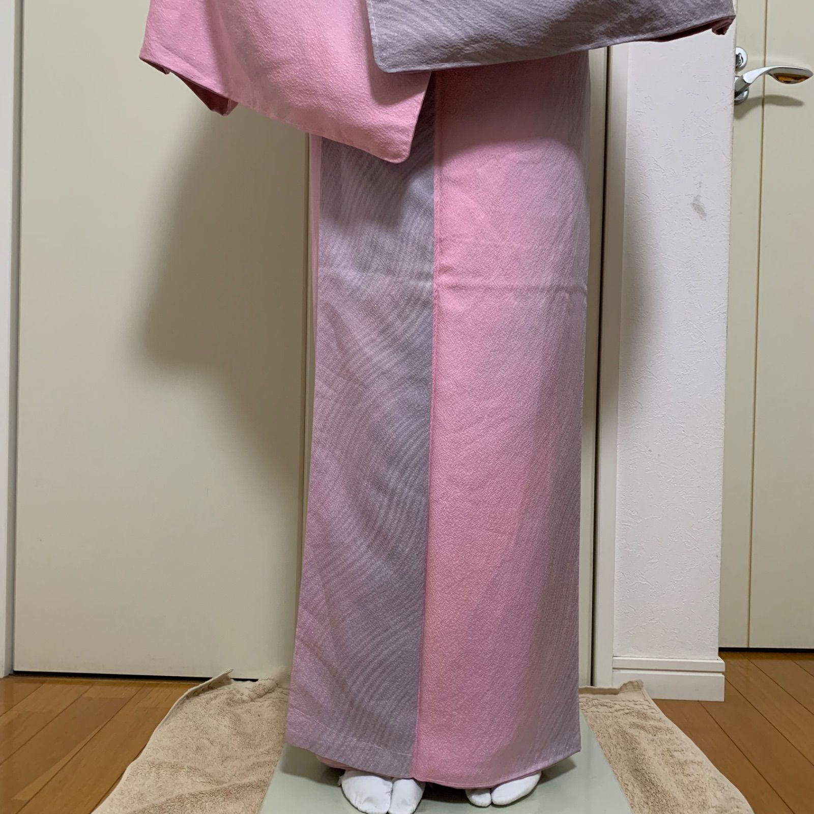 しつけ糸付き 染色作家物