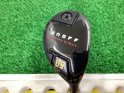 グローブライド ONOFF UTILITY WINGS 2025 KURO U3 ユーティリティ UT CBT-624I フレックスS メンズ 男性用 右利き 右用 Bランク ゴルフクラブ
