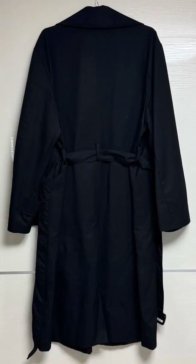 FLARE ブラック トレンチ コート