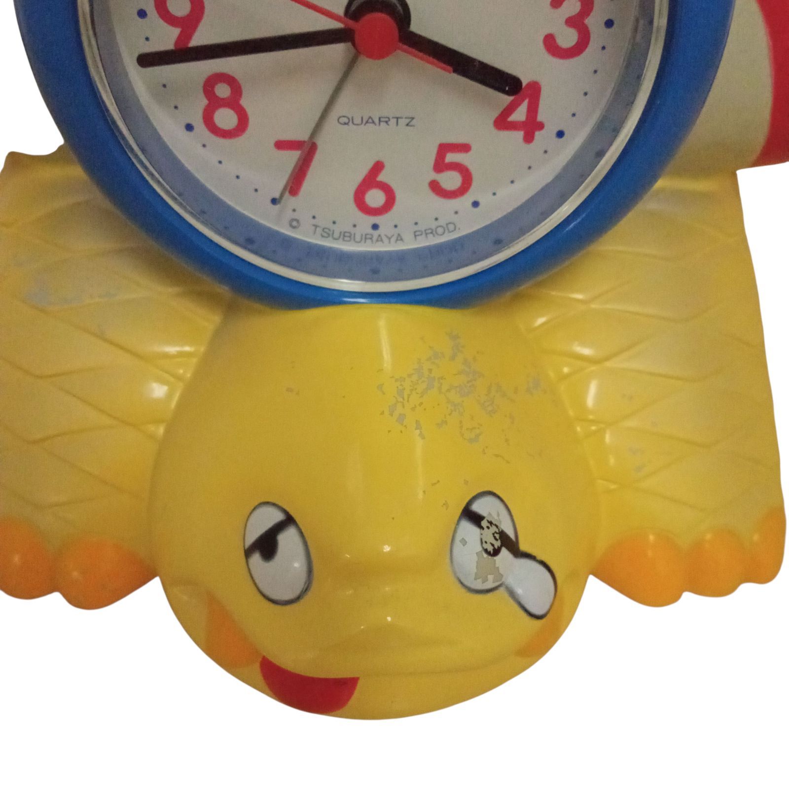 X11160 時計 TSUBURAYA PROD. JF350A HSEA 置時計 目覚まし時計