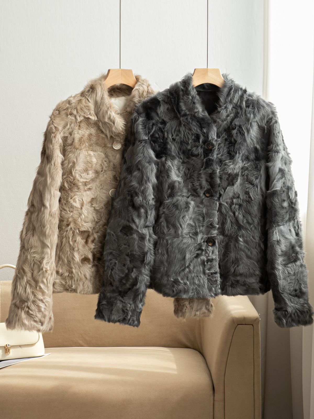 お洒落冬レディース毛皮コート 品コートムートン中綿コート