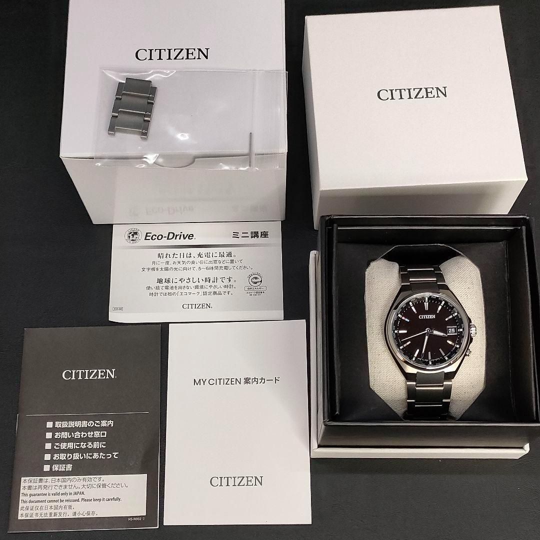 772 14 CITIZEN シチズン ATESSA アテッサ シルバー ブラック ラウンド ステンレス 腕時計 エコドライブ ecodrive ソーラー 充電式 メンズ men s 男性 watch H 149‐S 118921