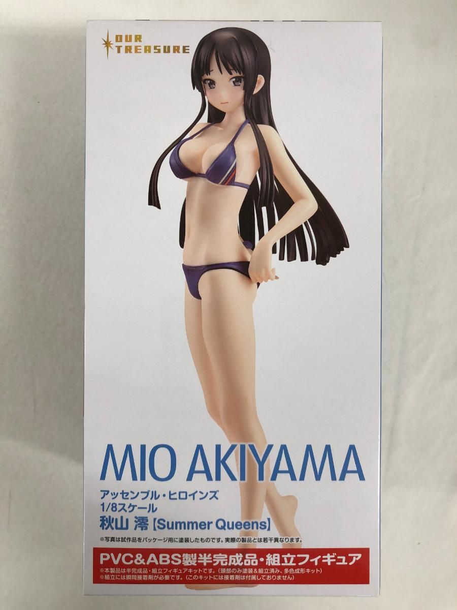 未開封】秋山澪【Summer Queens】 1/8 アッセンブル・ヒロインズ 半