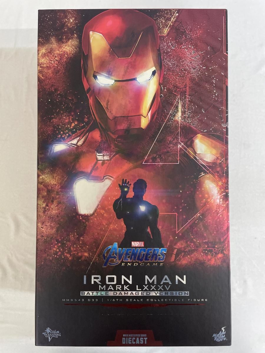 アイアンマン マーク85 バトルダメージ版 アベンジャーズ エンドゲーム ムービー マスターピース DIECAST 1 6 アクションフィギュア