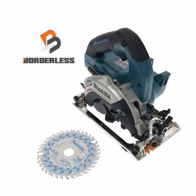 makita マキタ 18V 125mm 充電式マルノコ HS475DZ 青 本体 鮫肌チップソー付 コードレス 丸のこ 丸ノコ 丸鋸118592
