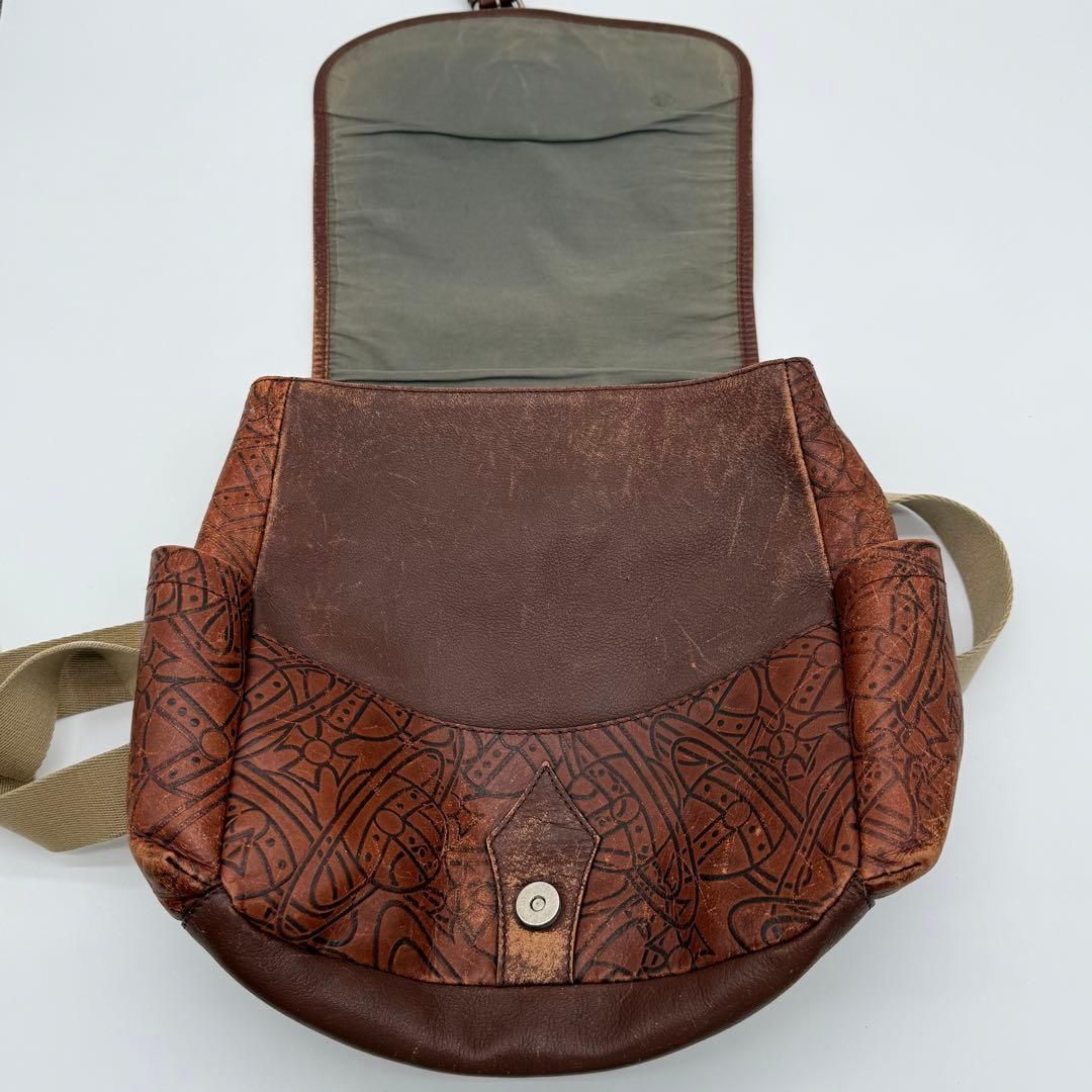 良品】Vivienne アーサー オーブ リュックサック バックパック 茶色