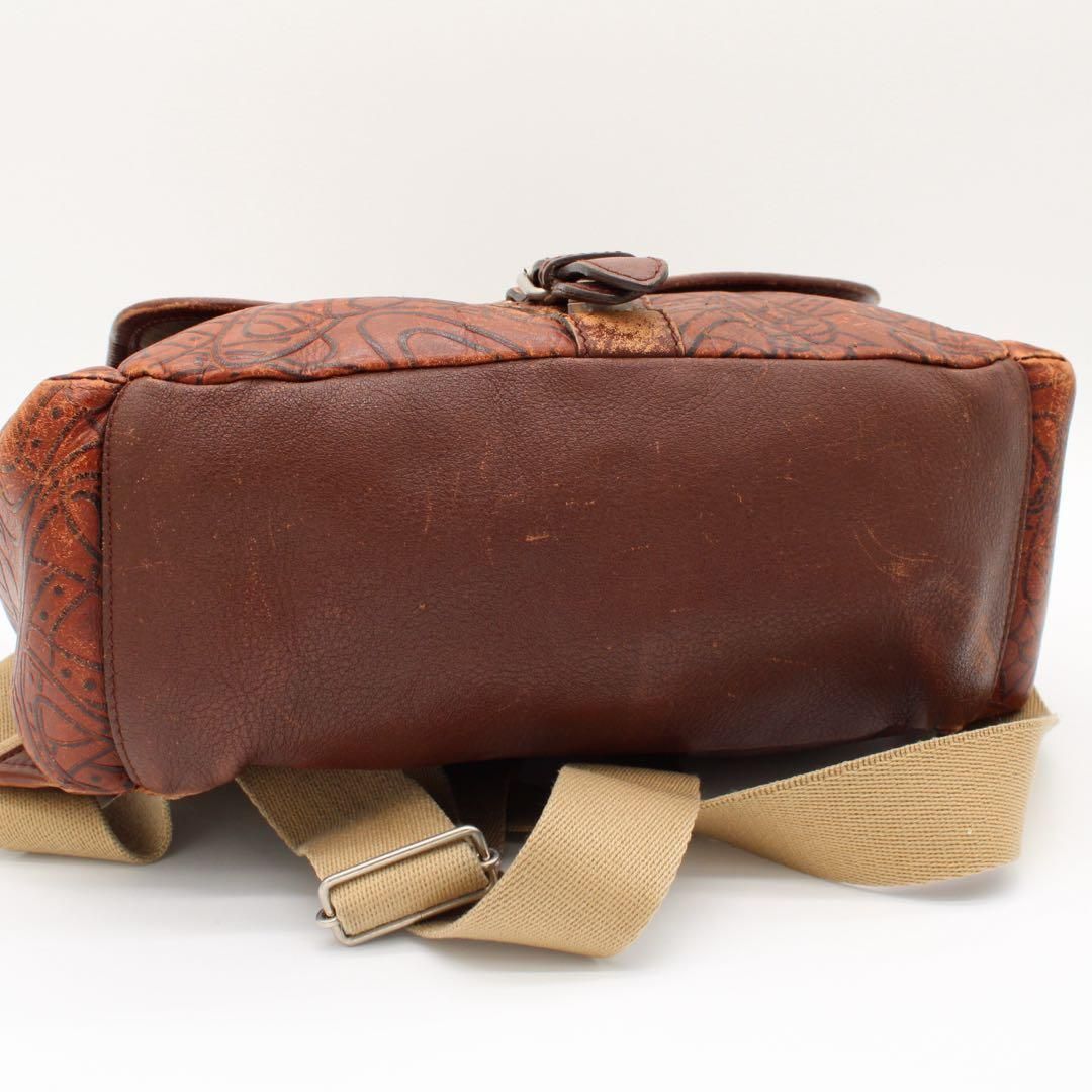 良品】Vivienne アーサー オーブ リュックサック バックパック 茶色