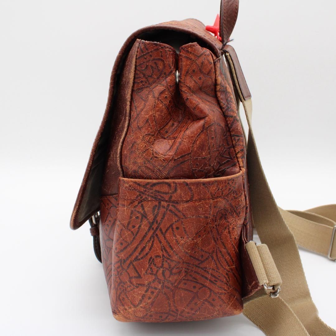 良品】Vivienne アーサー オーブ リュックサック バックパック 茶色