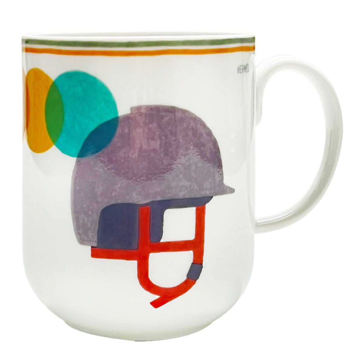 エルメス 食器 マグ HERMES 055131P マグカップ 300ml SAUT HERMES CASQUE ソーエルメス カスク ヘルメット マグ 単品 マルチ