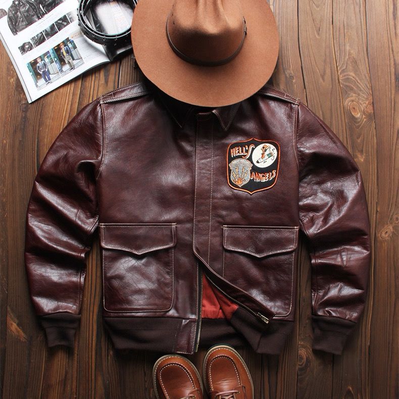 h 美式ヴィンテージ 本革 G1 フライトジャケット メンズ 頭層牛革 レザージャケット 厚手 アメカジ 米軍 ミリタリー ワークジャケット 高品質 秋冬