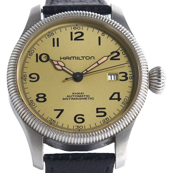 HAMILTON ハミルトン カーキ パイオニア オート H604550 デイト 自動巻き メンズ