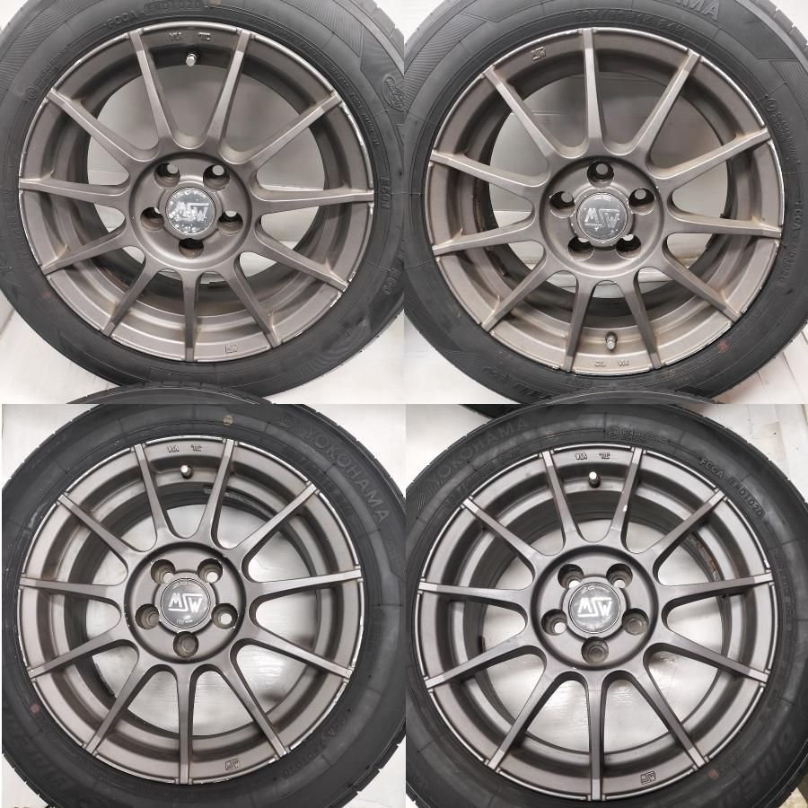 配送先指定あり ノーマル X ホイール 4本 185 60 R 15 ヨコハマタイヤ 20年製 6 J OZ MSW 5 H 100 アウディA 1 ～本州 四国は ～