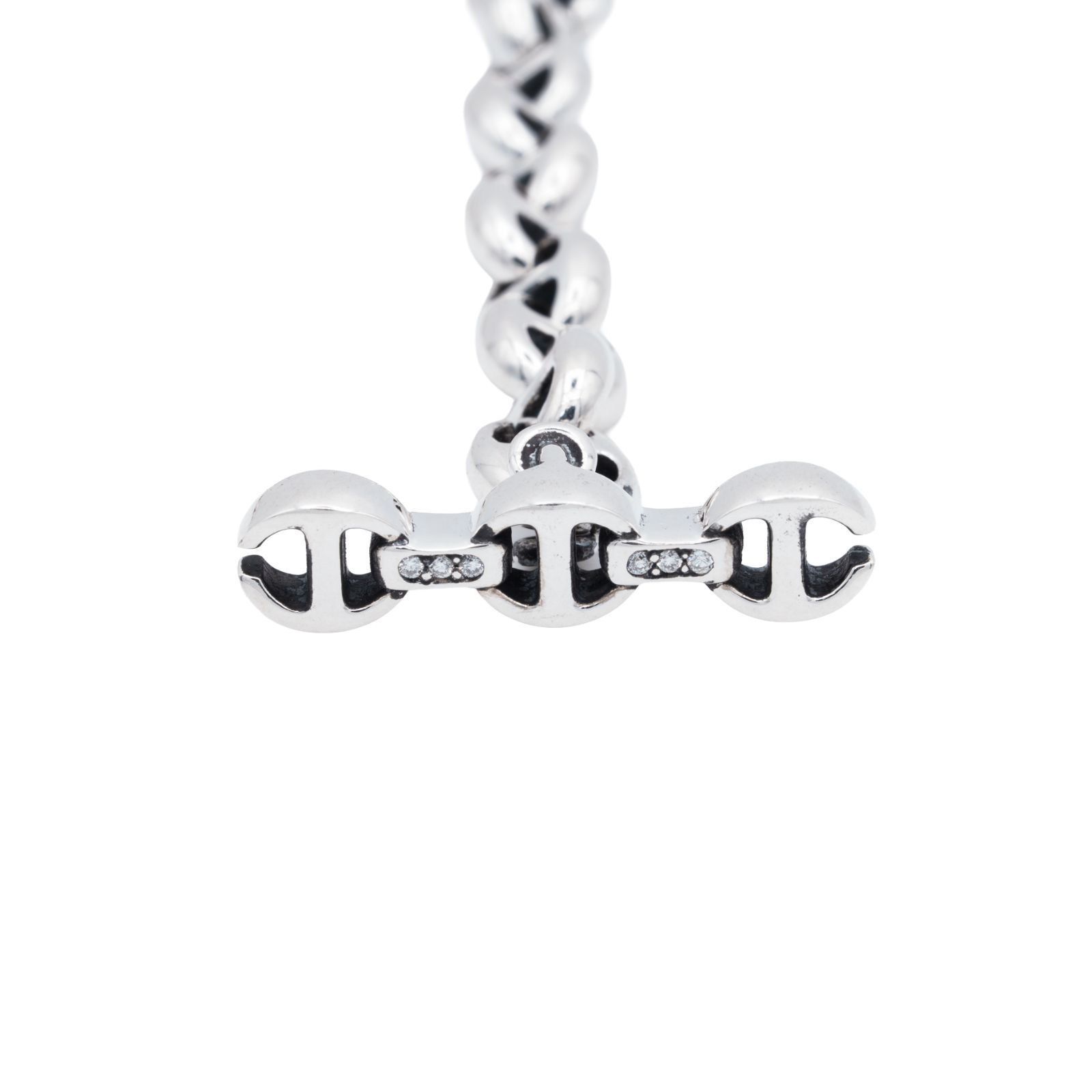 新品】HOORSENBUHS ホーセンブース 5mm Open Link Bracelet Silver