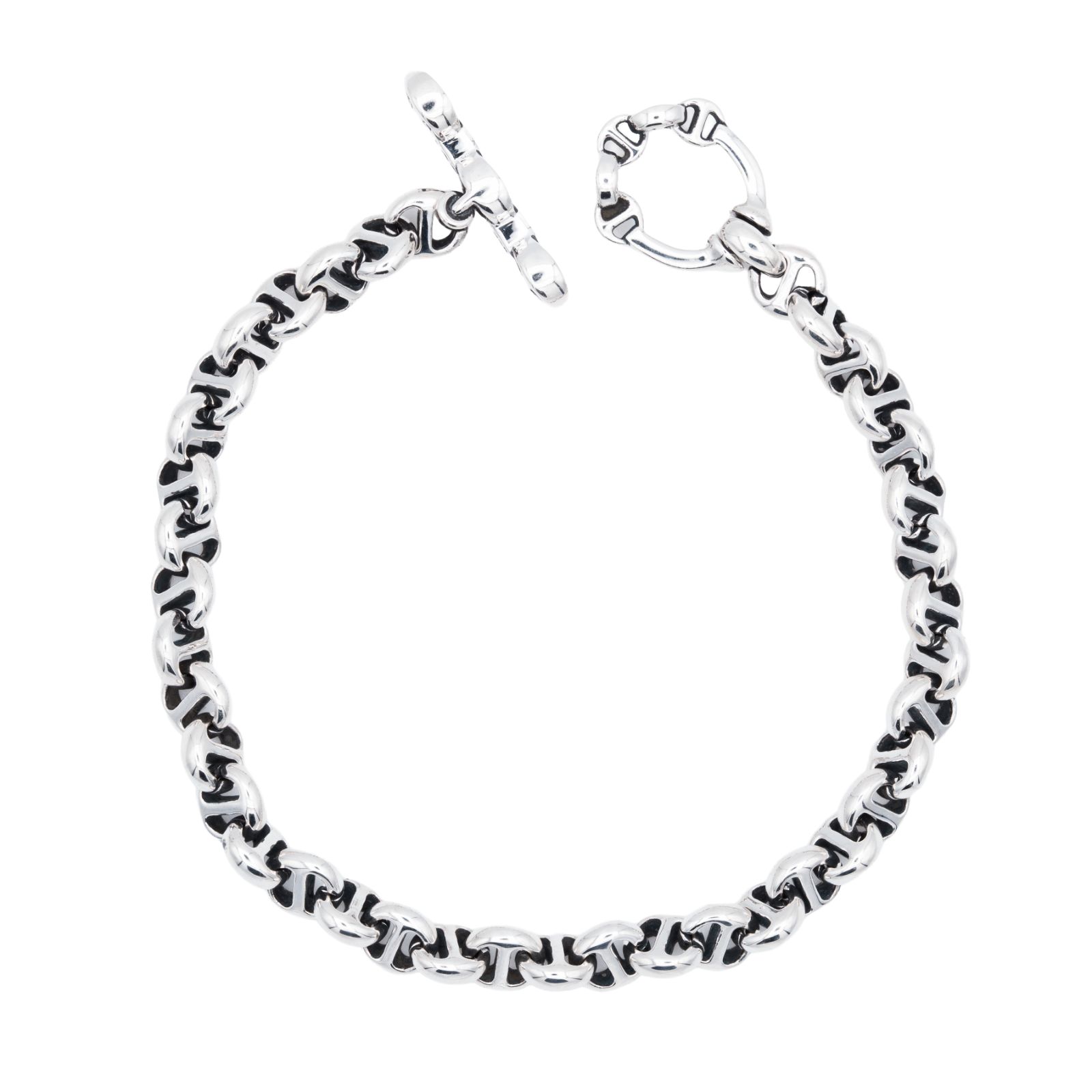 HOORSENBUHS ホーセンブース 5mm Open Link Bracelet Silver