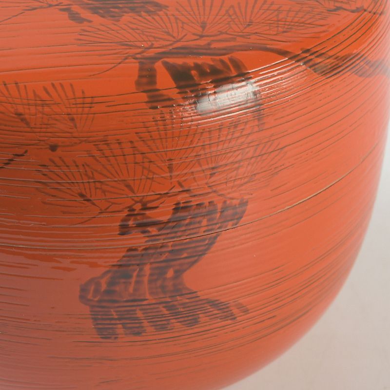 茶道具 輪島塗 塗師 岡本陽斎造 松図 朝陽棗 共箱 V S289 - メルカリ