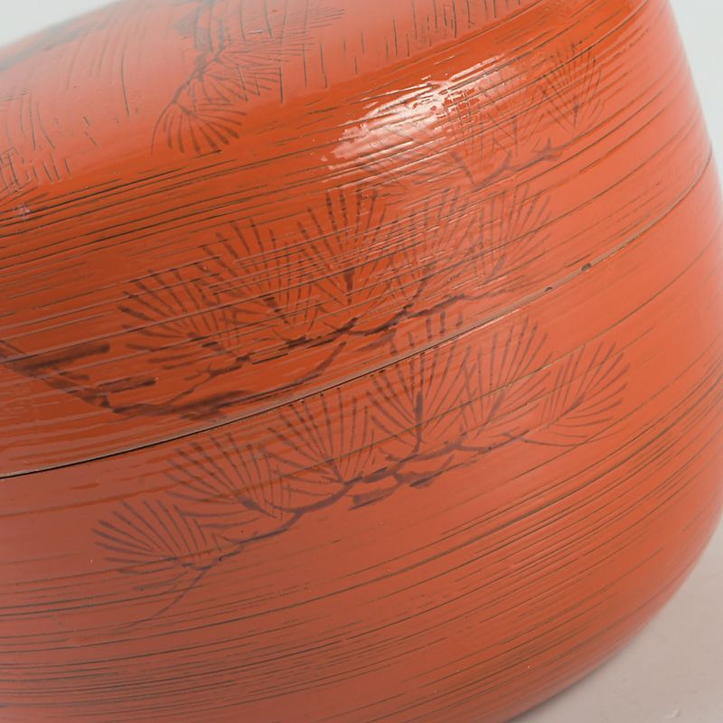 茶道具 輪島塗 塗師 岡本陽斎造 松図 朝陽棗 共箱 V S289 - メルカリ