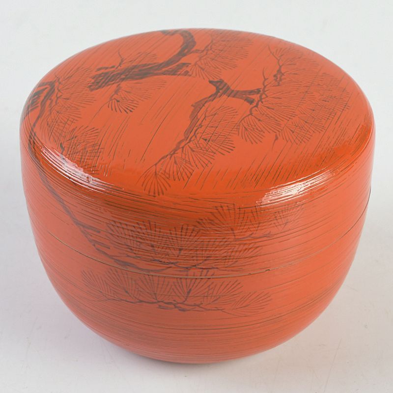 茶道具 輪島塗 塗師 岡本陽斎造 松図 朝陽棗 共箱 V S289 - メルカリ