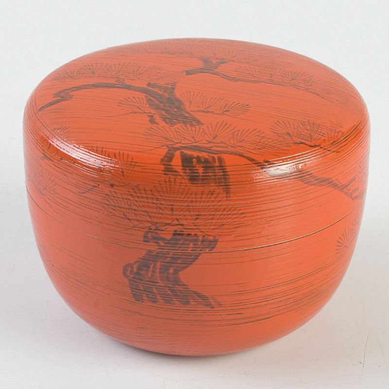 茶道具 輪島塗 塗師 岡本陽斎造 松図 朝陽棗 共箱 V S289 - メルカリ