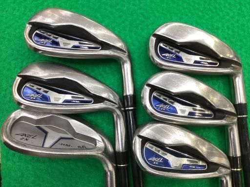 つるや AXEL ZX HM 7S アイアンセット IR AXEL ZX HM アイアン フレックスR メンズ 男性用 右利き 右用 Cランク ゴルフクラブ