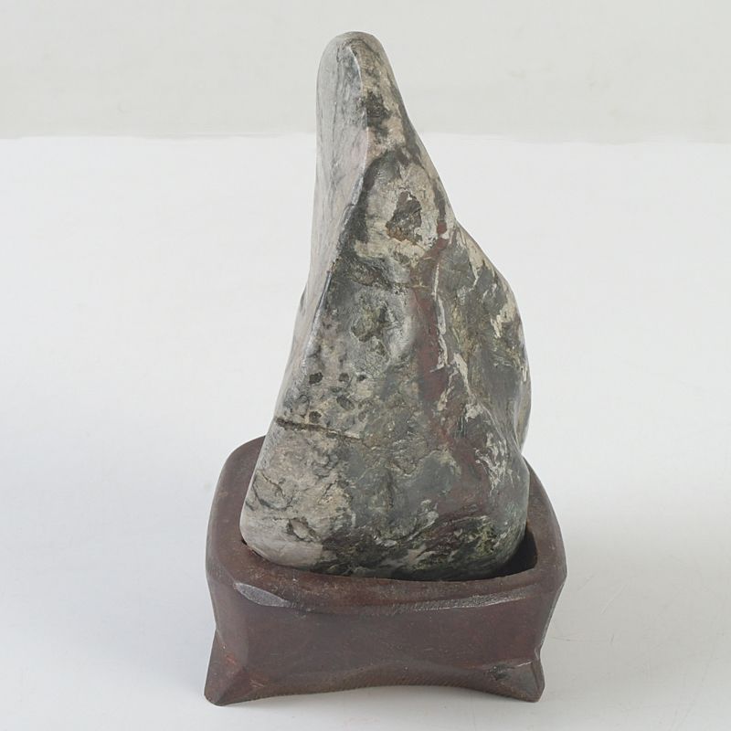 鑑賞石 天然石 菊花石 置物 唐木台付 N S290 - メルカリ