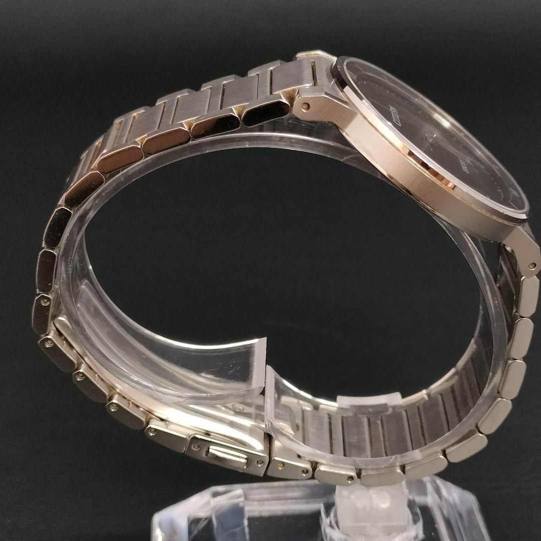 767-5 美品 CITIZEN シチズン EXCEED エクシード ブラック シルバー