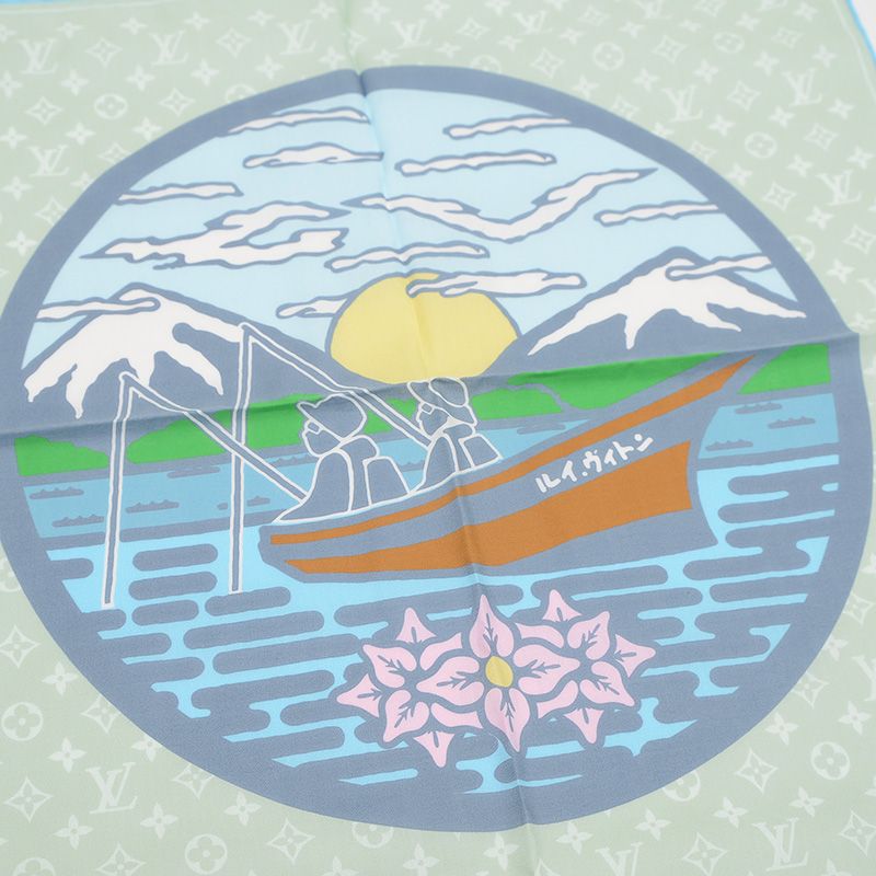 ルイ･ヴィトン モノグラム セット ハンカチーフ LV シティ スタンプ NIG