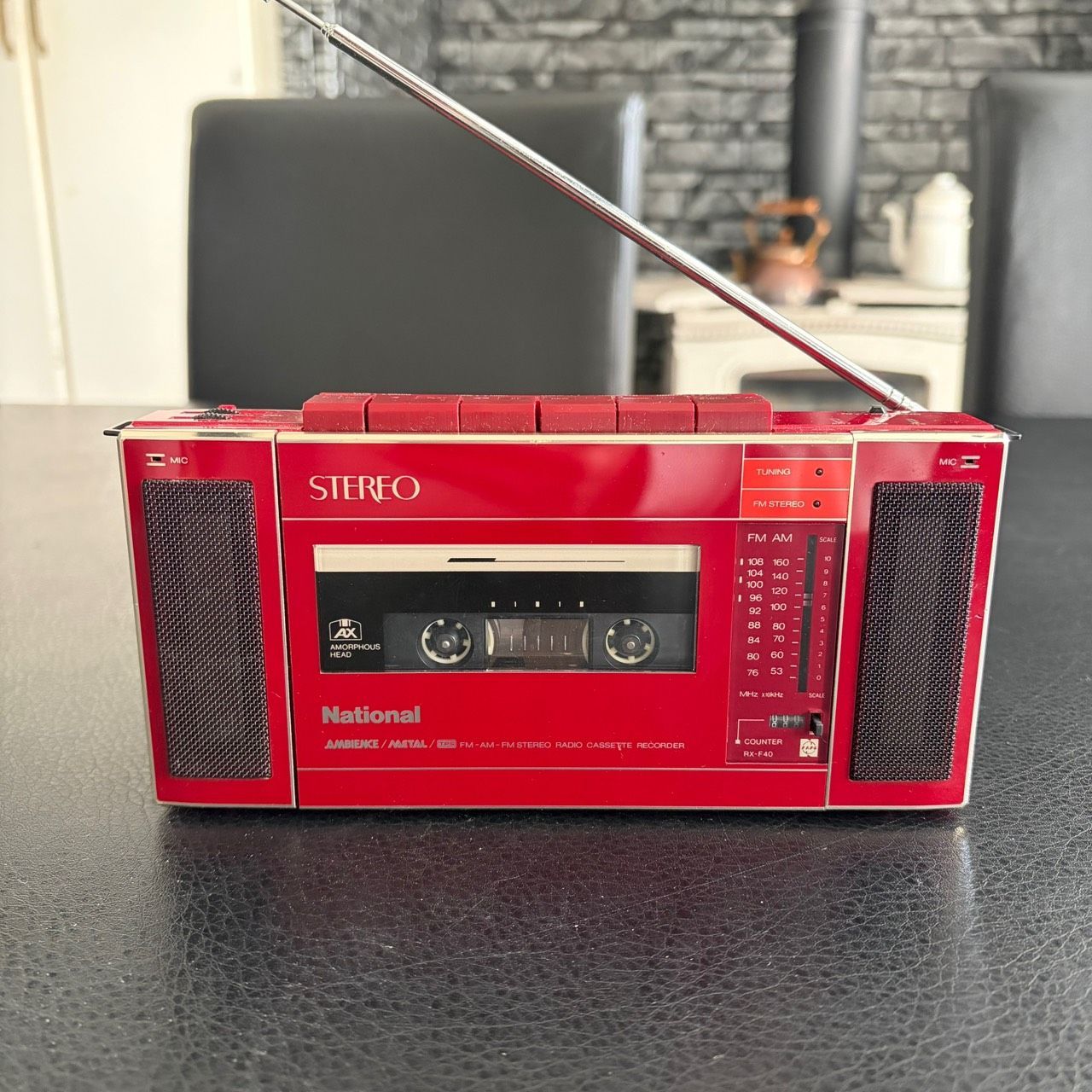 ナショナルNational RX-F40 ラジカセ 昭和レトロ